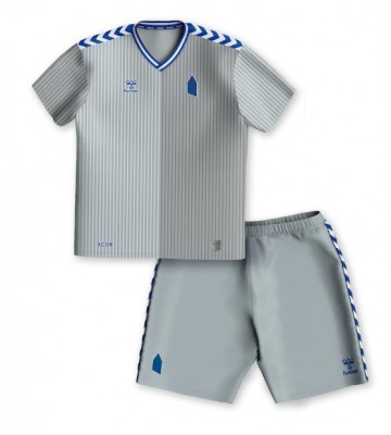 Maillot de foot Everton Troisième enfant 2023-24 Manches Courte (+ pantalon court)